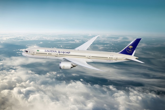 España Arabia Saudí con el nuevo Dreamliner B787 de Saudia Airlines